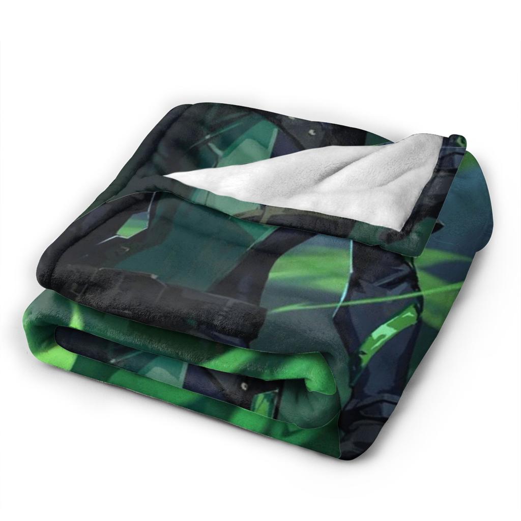 Manta de Franela Valorant Viper Invierno Cálida Suave Manta de Tiro para Niño Sofá Cama Moda Colcha Cubierta de Cama de Sofá