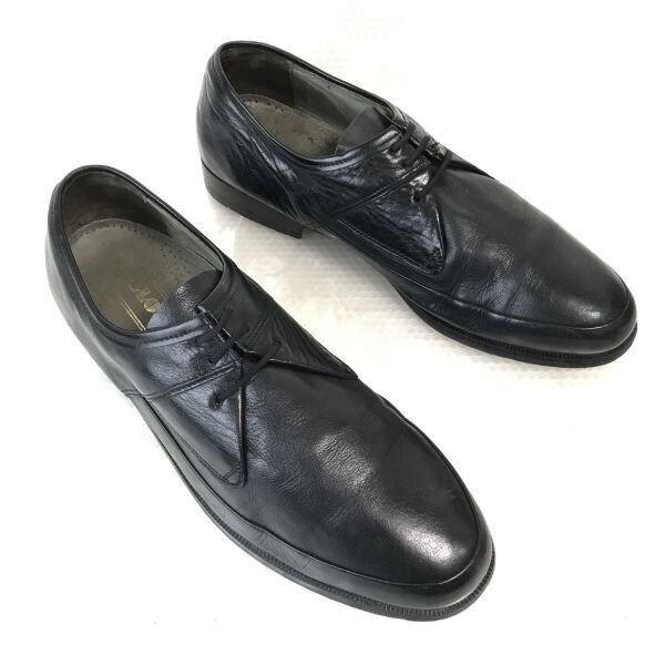 Vintage LLOYD Leather Plain Toe Dress Shoes [8.5/27.0/Black] Germany(USED)