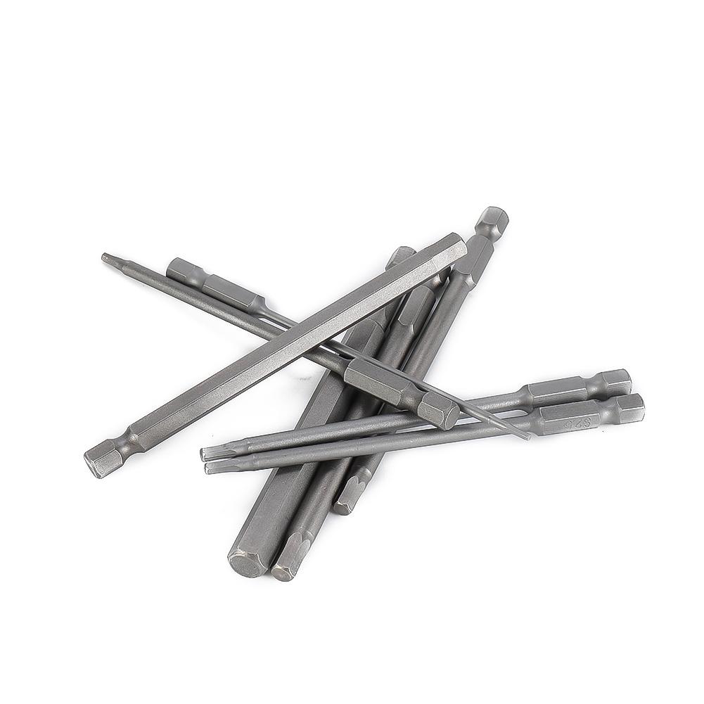Strong and 8 Piece Metric Hex Head Wrench Drill Bit Set 100mm Length