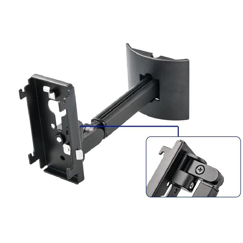 2/4PCS Speaker Stand Bracket Universal Stainless Steel Mount Hanger For Speaker Wall Mount Bracket UB-20II 535 525 550 Black