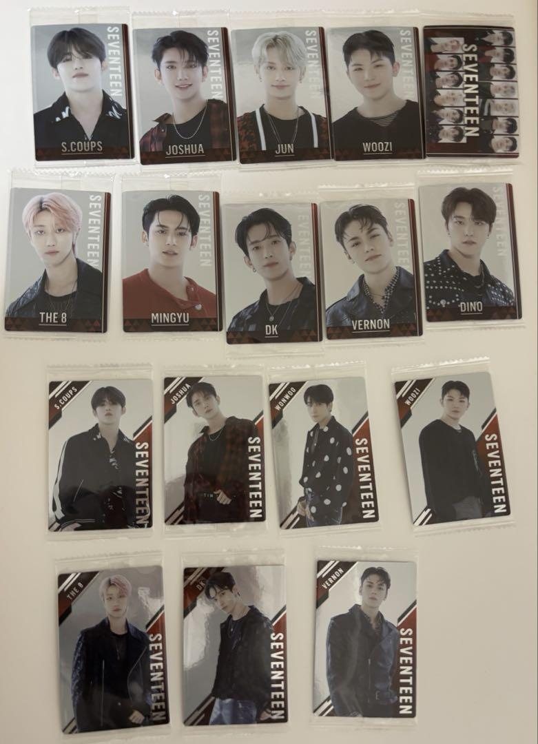 

[USED] SEVENTEEN wafer trading cassette set