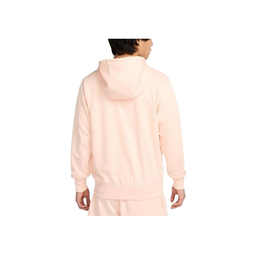 Nike Solid Color Zip-Up Hooded Long Sleeve Sweatshirt Men tops Pink FN3885-664