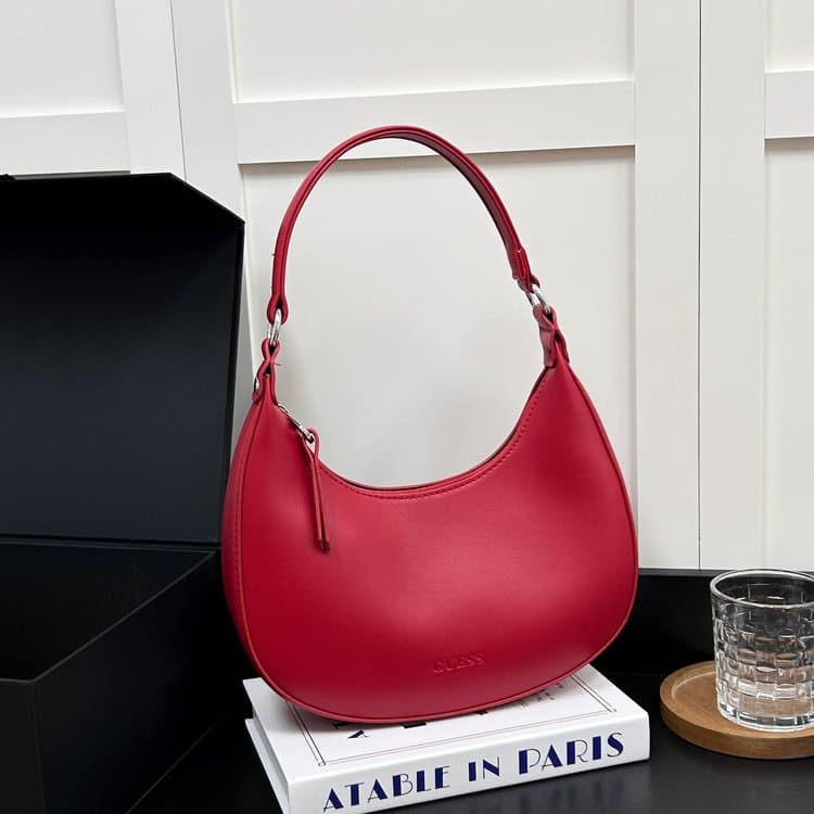 New Women's Shoulder Bag Portable Oblique Half-moon Bag