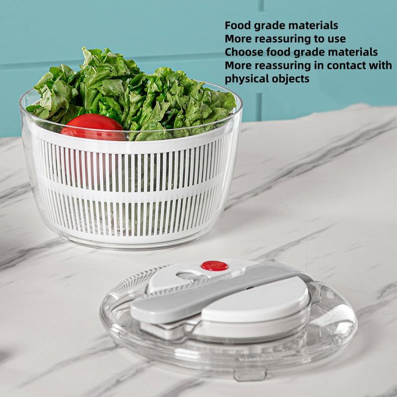 3 Liters Vegetables Salad Spinner Lettuce Leaf Vegetable Dehydrator Multifunctional Vegetable Washer Salad Vegetable Dryer Mixer