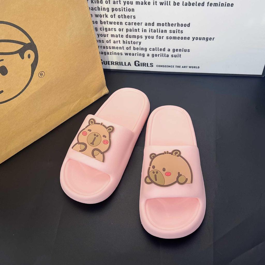 2025 Luxury Women's Soft-Bottom Indoor Slippers for Summer - Light Step Design for Bathroom and Home