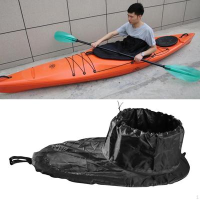 Jupe anti-éclaboussures pour kayak - Couvercle de jupe anti-éclaboussures de pont - Robuste et réglable pour le kayak et la pagaie en extérieur