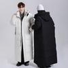 New Autumn and Winter Couples Long Knee Down Jackets for Men and Women Loose Casual Warm Jackets