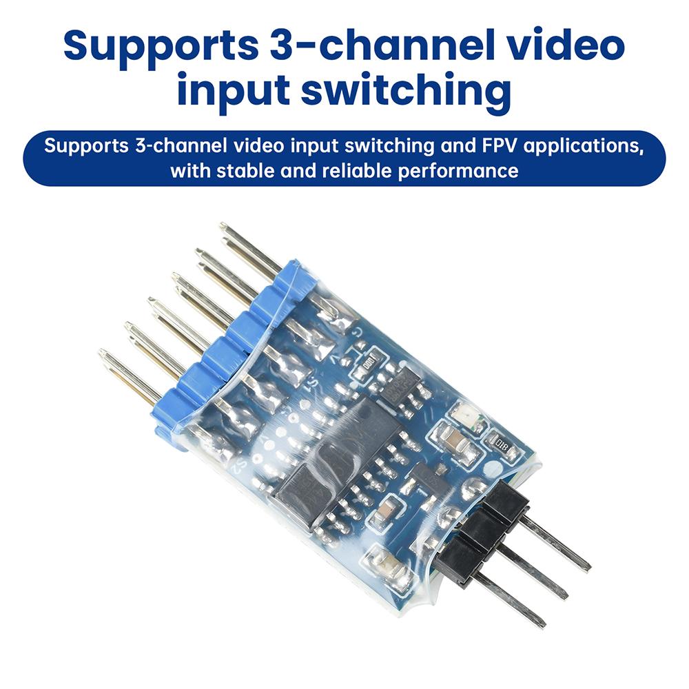 DC 5-12V 2 /3 CH Video Switcher Video Switch Module For Fpv Crossover Camera