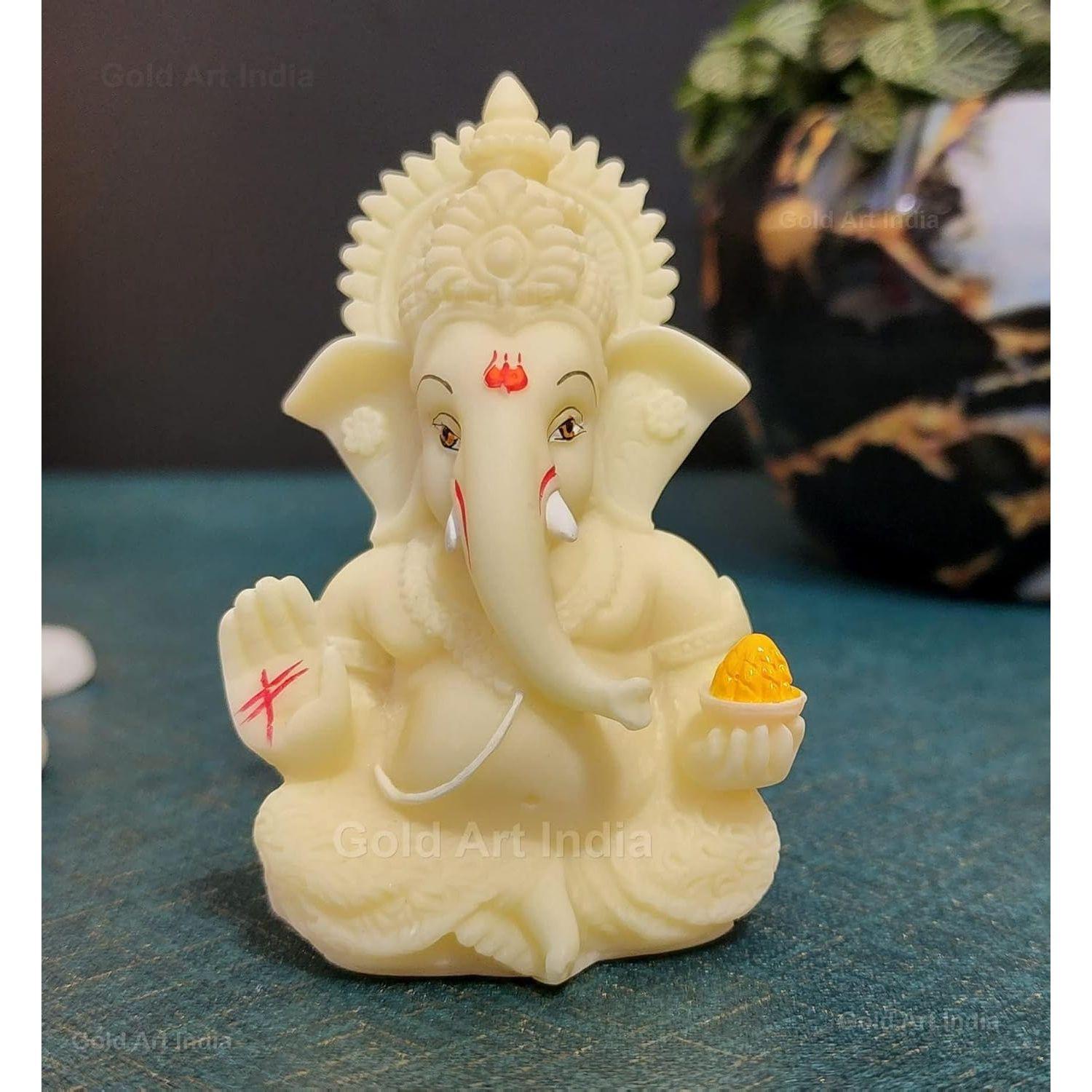 

Идол Ганеши для приборной панели автомобиля, Подарки на Дивали Господа Ганеши, Домашний декор, Офисный стол, Новоселье