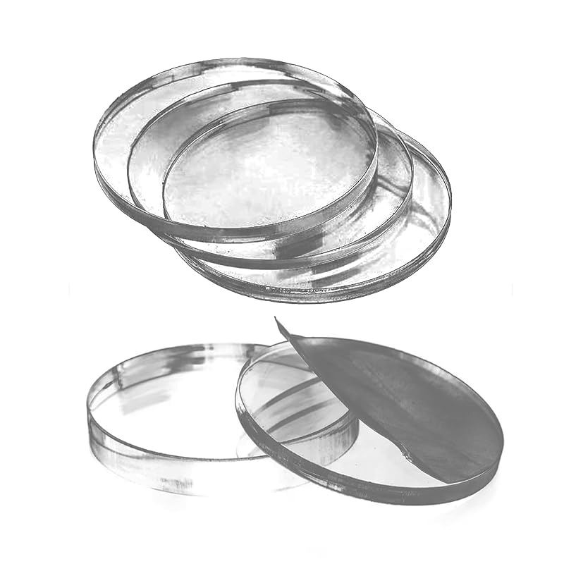 

HAMILO display stand circular acrylic stand exhibition For photography Product display 5 piece set (10×1cm)
