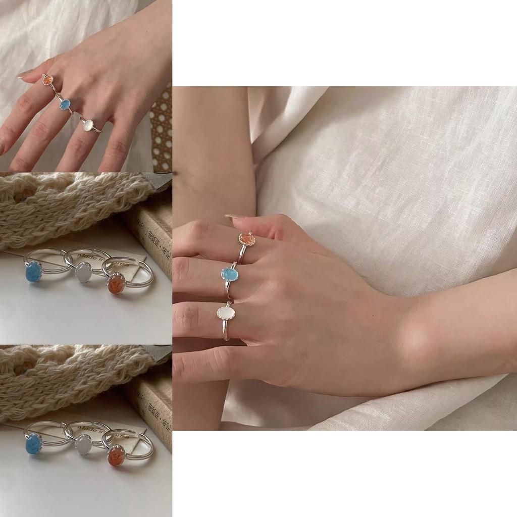 Unique High-end Adjustable Gemstone Ring For Women In Trendy Colors And Styles