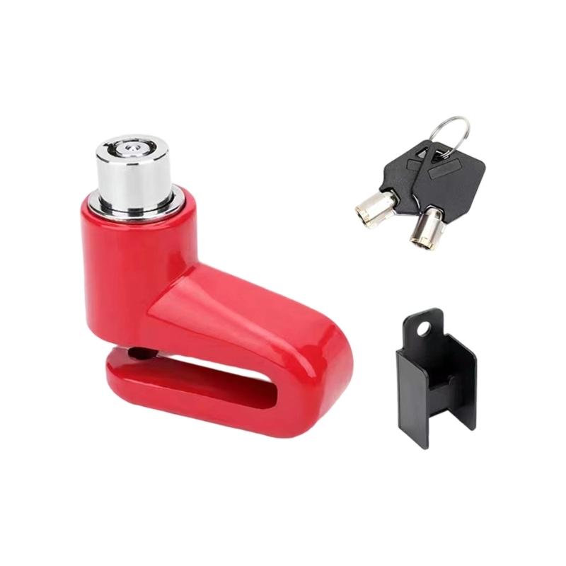 Easy Installation Solid Core Motorcycle Brake Disc Lock Aluminum Alloy For Outdoor Security Protection