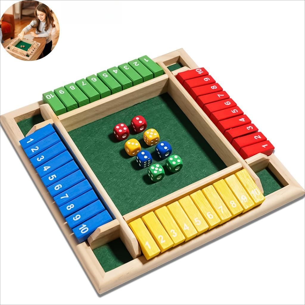 Intelligent Math Board Game for Adults and Families, Educational Toy Gift for Christmas or Halloween with Drinking Game Option