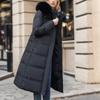 Women's Winter Long Coat Slim Fit Belt Jacket Fashionable Women's Winter Coat Winter Jacket Clothes Snow Wear Hooded Coat