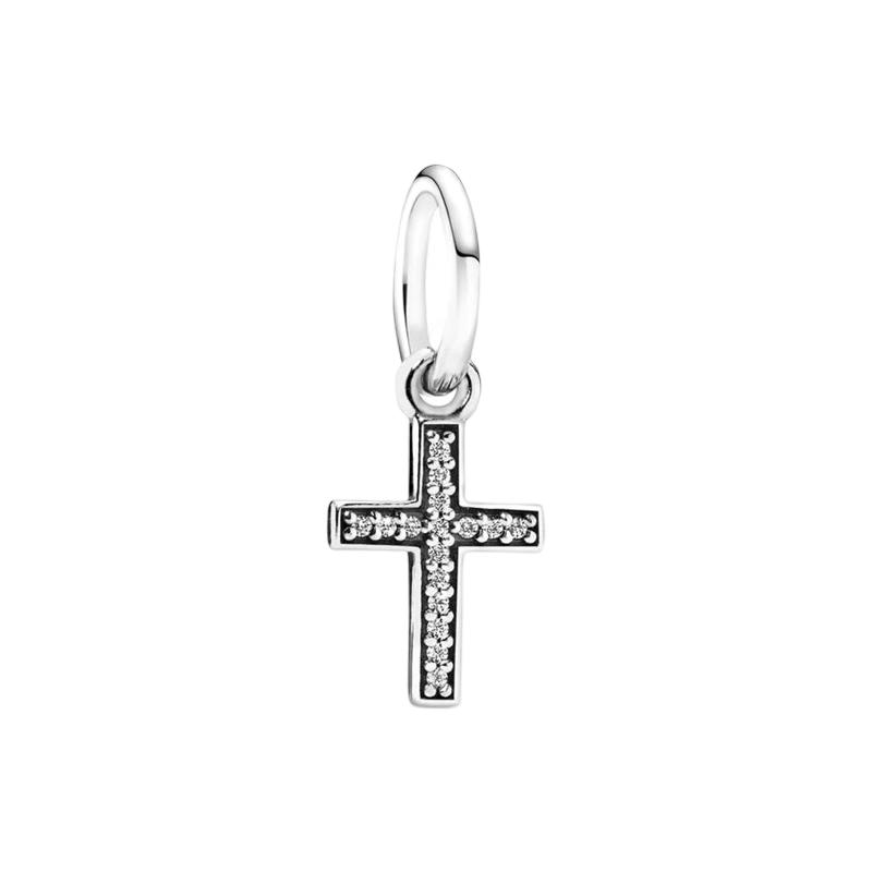 New Sparking Cross Angel Charm Bead Charms Dangle Authentic Snake Compatible With Copper Bracelets Necklaces Bead Charms Ideal For Diy Jewellery Women
