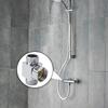 3-Way Tap Splitter Brass Shower Adapter Bathroom Setup Efficient Water Flow Long-lasting Performance Versatile Compatibility