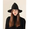 Halloween Witch Hat Foldable Knit Pointed Wizard Hat For Halloween Party