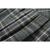 Kaslead New Arrival Women's Clothing Fashion Style Fashion All-Match Casual Gingham Adjustable Pleated Skirt