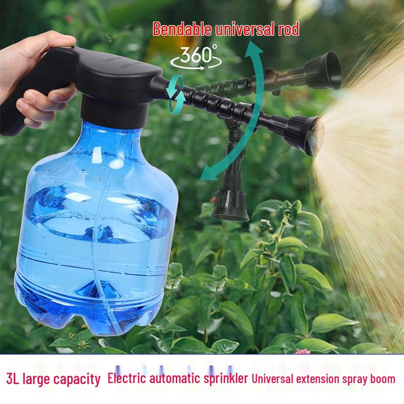 Rechargeable 3L Electric Sprayer - Car Wash, Plant Watering, & Cleaning Tool