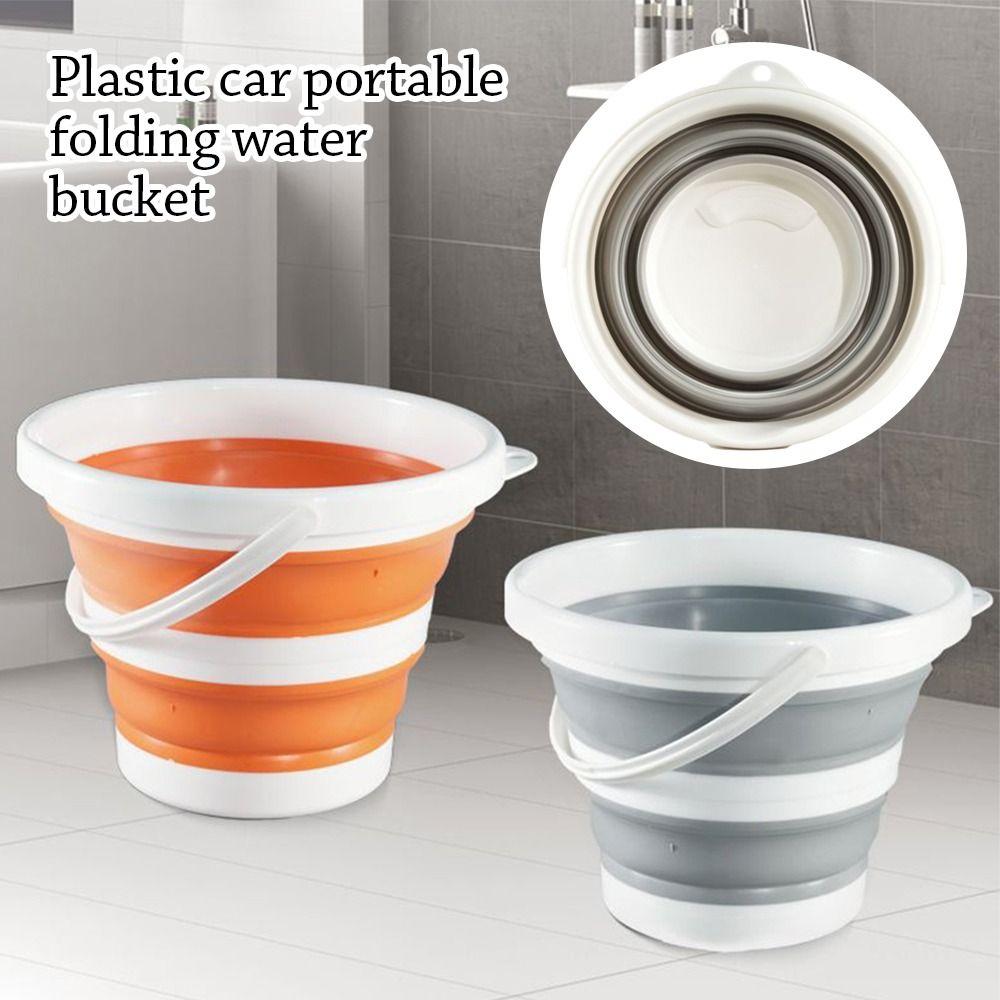 Portable Fishing Bucket Car Mounted Car Wash Bucket Multifunctional Foldable Water Bucket