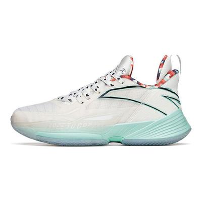 Light Crazy 3 Nitrogen Technology Dragon Rising Low Basketball Shoes Men Basketball Shoes White Green 112221608-5