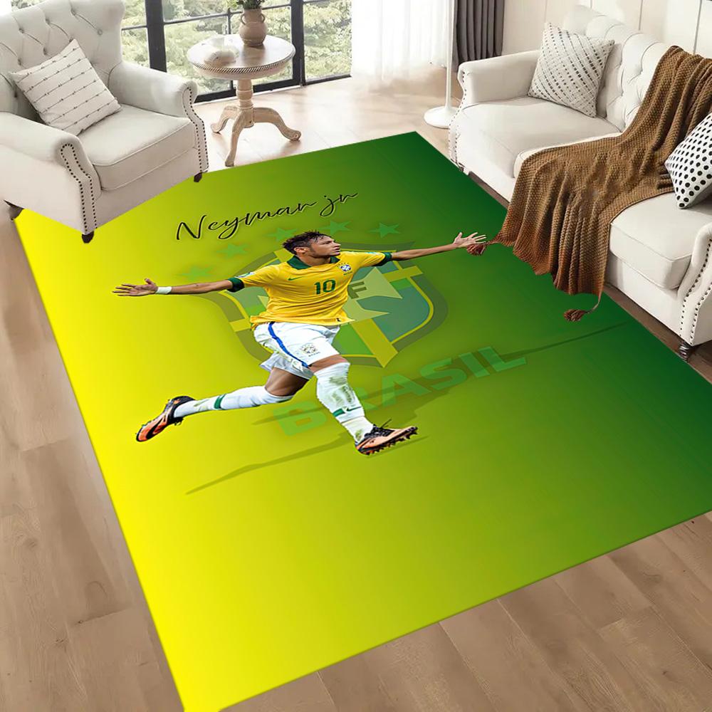 Quadratische Teppiche mit brasilianischen Fußballstars sind eine großartige Wahl für Wohnzimmer, Schlafzimmer, Heimdekoration und als Geschenke.