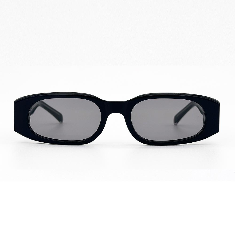 Lapeullolida News Black Tint Retro Sunglasses