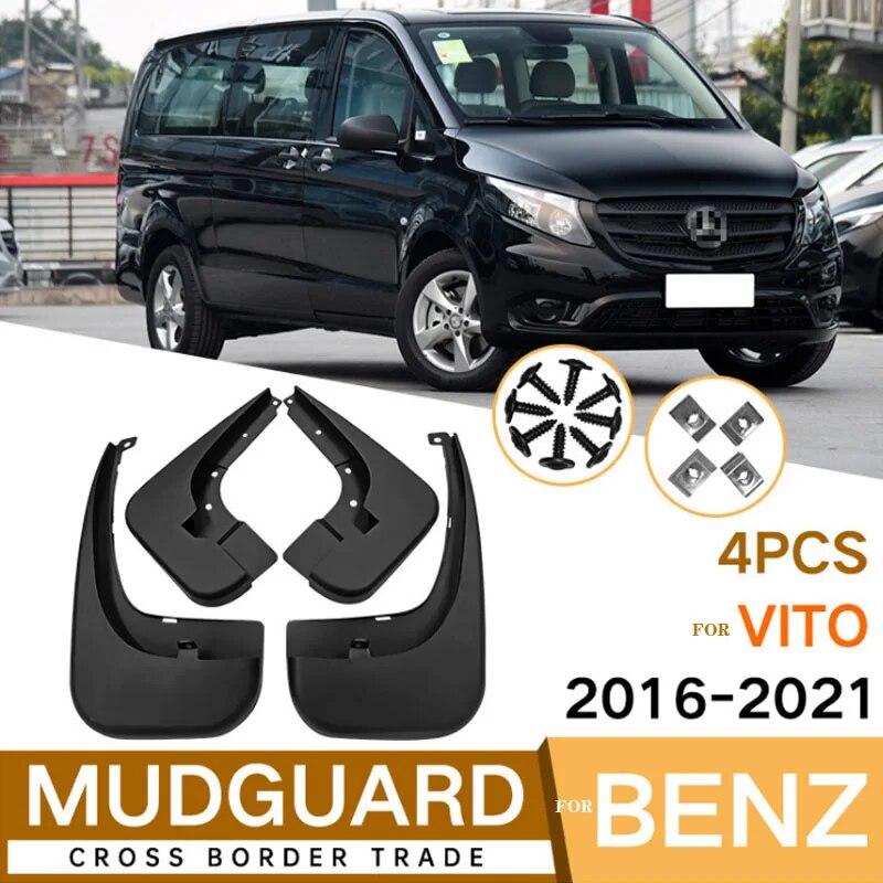 For Mercedes Benz V-Class Vito W447 Viano W639 Mudguard V250 Car Fenders Mud Flaps Vito Splash Guards 2016- Metris Mudflaps