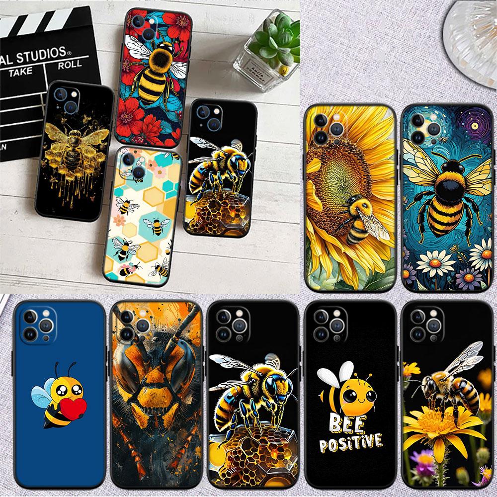 FM5 Art Bees Cartoon Phone Case for Motorola Edge 60 60s 70 G86 G56 G54 E14 G04S G45 G54 G64 S30 S50 X30 X40 X50 Pro Power