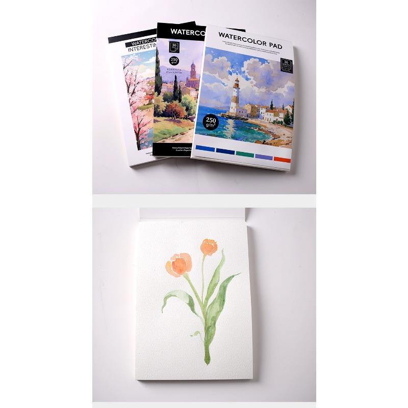 Caiet de Schițe cu Acuarelă pentru Copii Pentru Studenți la Artă Desen Pictură