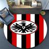 Eintracht Frankfurt Crest Round Rug for Livingroom,Bedroom, Palyroom, Chair Rug, Area rug, Circle Carpet, Fan Christmas gift