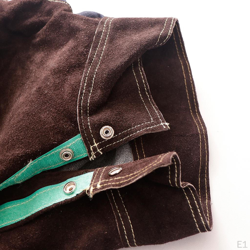 Schweißschutzkleidung Set aus Rindsleder, Braun