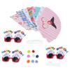 Birthday Funny Glasses and Foldable Party Cone Hats Birthday Supplies for Kids Adults