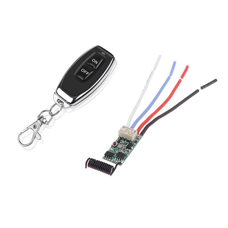 1 Set Led Lamp Controller Micro Receiver Transmitter 433Mhz Dc 3V 6V 12V 24V Mini Relay Wireless Rf Remote Control Switch