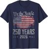 250 Jahre Amerikanisch 250. Jubiläum USA Patriotisch 4. Juli Unisex T-Shirt