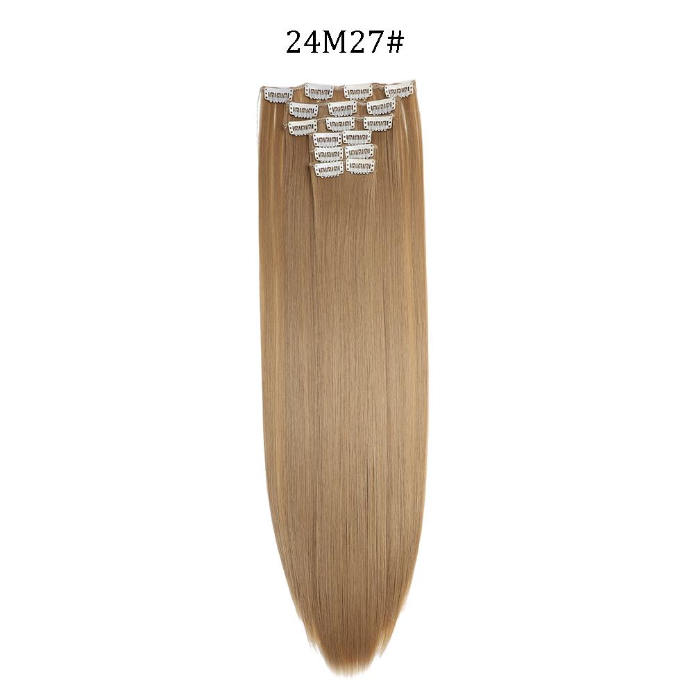 24 inches Synthetic Long Straight Hairstyle