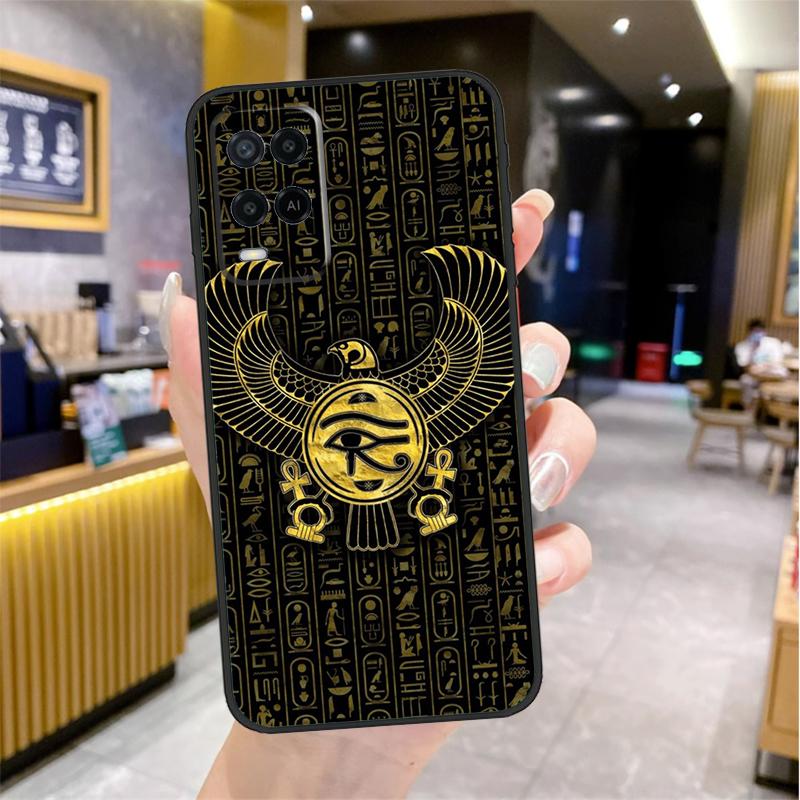 Egyptian Eye Of Horus Case For Oppo A74 A54 A94 A78 A98 A18 A60 A80 A40 A38 A58 A96 A76 A16 A15 A17 A57 A77 A5 Pro