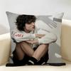 Actor FFinn WWolfhard Cushion Cover Natural Linen Organic Fabric DoubleSided Printing Room Sofa Decor Pillow Case