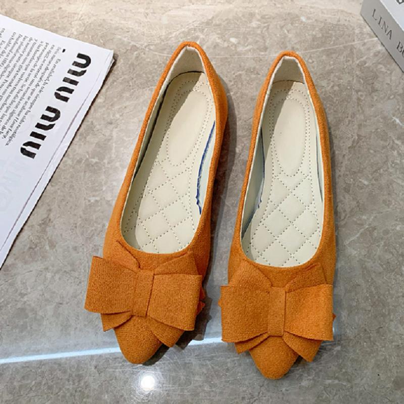 Damen-Schuhe, cool, leicht, mit Schleife, grün, flach, modisch, süß, Frühling, Sommer, Hotel, Arbeit, ga129