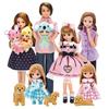 TAKARA TOMY Licca-chan Doll LD-21 Twin Sister Mischievous Miki-chan Dress-up Pretend Play Toy Ages 3