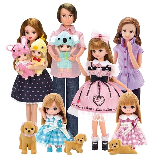 TAKARA TOMY Licca-chan Doll LD-21 Twin Sister Mischievous Miki-chan Dress-up Pretend Play Toy Ages 3