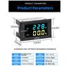1pc Dual Display LCD Digital AC Voltmeter Ammeter 80-500V 100A Current Voltage Meter For Electrical Systems