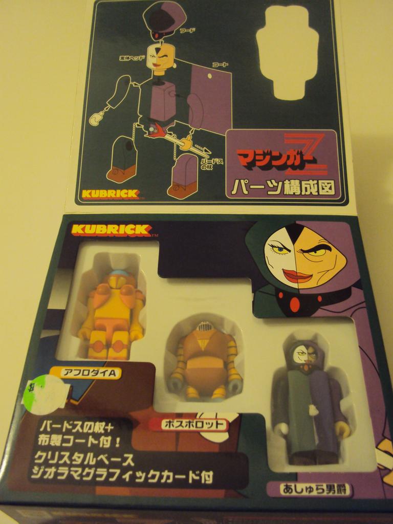 Medicom Toy Kubrick Mazinger Z Type B Boss Aphrodite (Baron Ashura, Borot, A) (Completed)