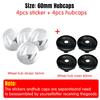 4pcs 56mm 60mm Car Wheel Center Hub Center Cap Rim Hub Dustproof Cover Emblemem For Honda Accord CRV XRV Civic Odyssey ahn256
