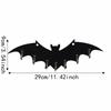 Retro Platzsparender Organizer Kleiderbügelständer Halloween Gotischer Schlüsselhalter Holzfledermaus Wandhaken Eingangsbereich