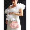 1Ply Ostrich Feather Boa 13-15CM Long Feathers Trims for Crafts Party Dress Sewing Decoration Plumas Ribbon 2 Meters Multicolor