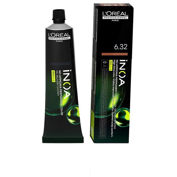 INOA Permanent Hair Colorant Without Ammonia #6.32 60 Gr