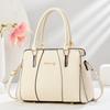 Stripe Color Matching Fashion Women Handbag Large Capacity Tote Bag Marble Texture Unique Design Hand Bag With Strap Crossbody