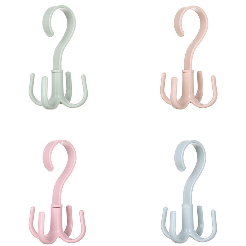 Handbag Bag Holder Space Saving Hanger Cabinets Clothes Rack 360 Degree Rotation Shoes Belt Scarf Hanging Rack