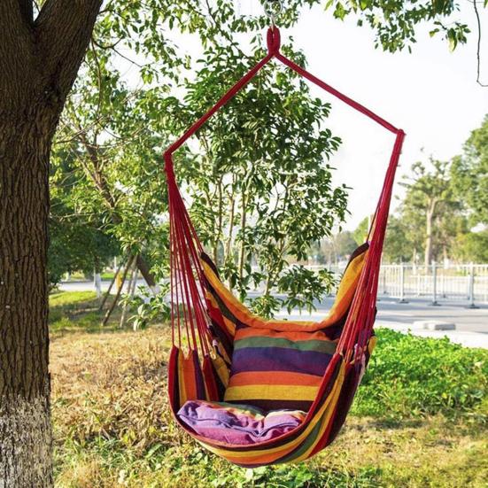Tragbarer Terrassen-Hängeschaukelstuhl Hängematte für drinnen und draußen